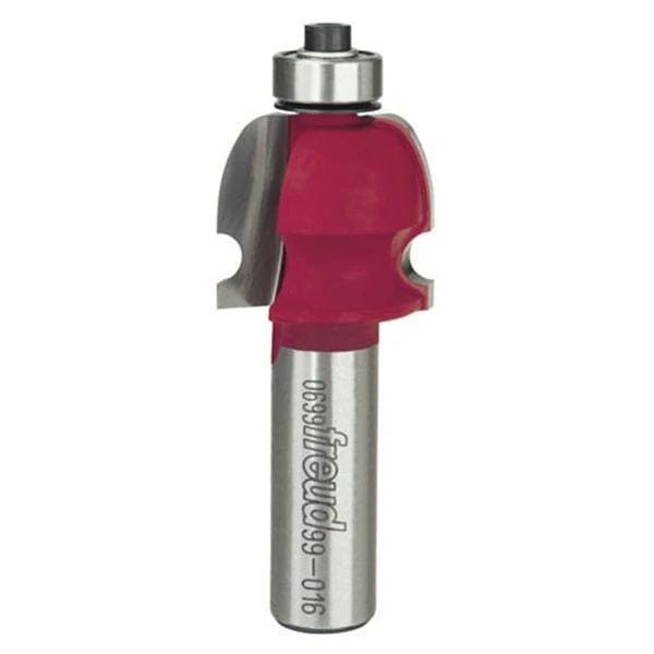Face Molding Router Bit - 1/2" SH - Diameter:1-1/4" - Cutting Length:7/8" - Cutting Radius:45/64"